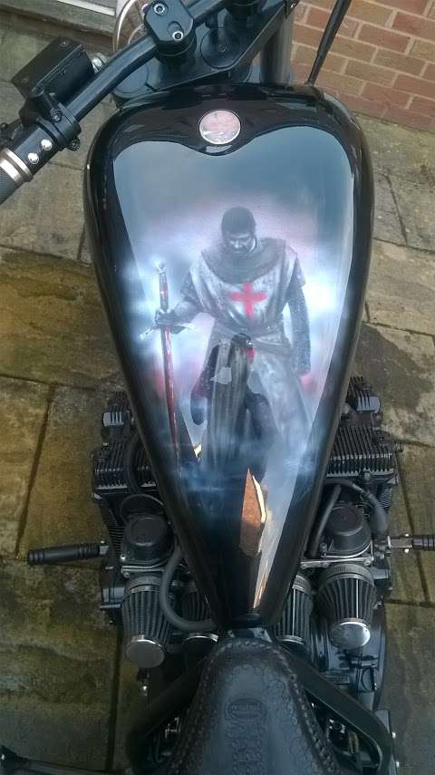 Motopaint motorcycle paintwork photo